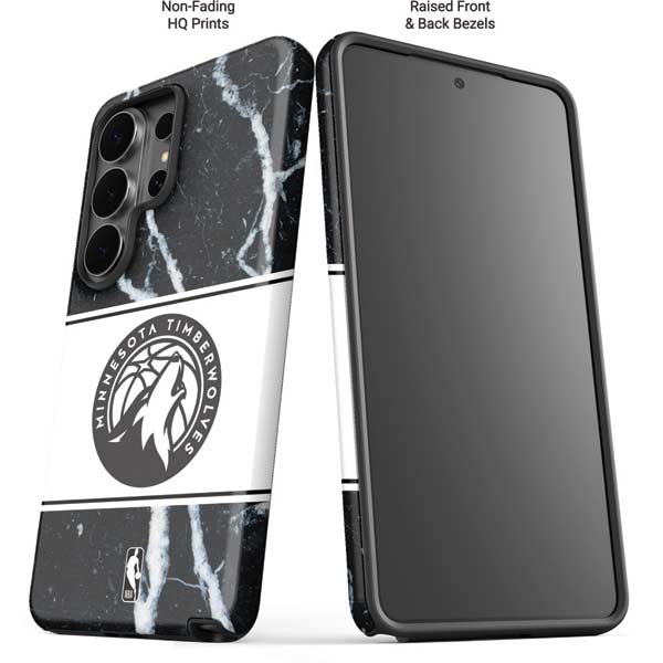 NBA Minnesota Timberwolves Marble Galaxy S26 Ultra Impact Case