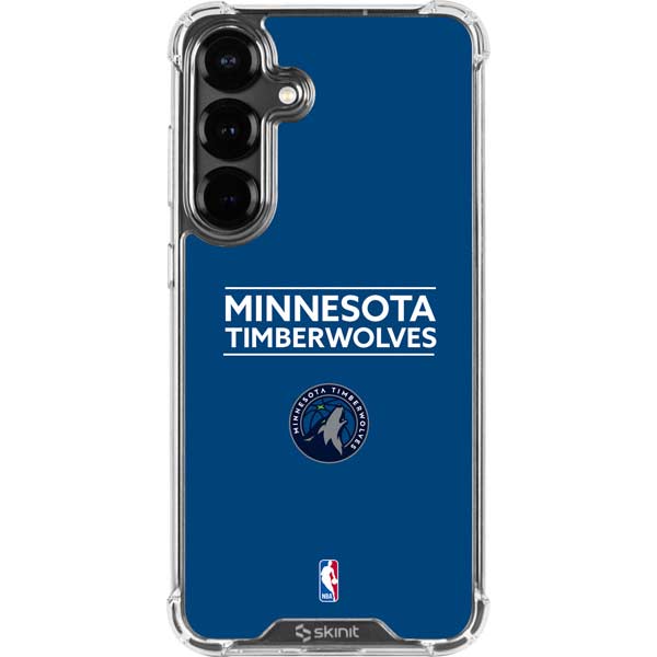 NBA Minnesota Timberwolves Standard - Blue Galaxy S26 Plus Clear Case