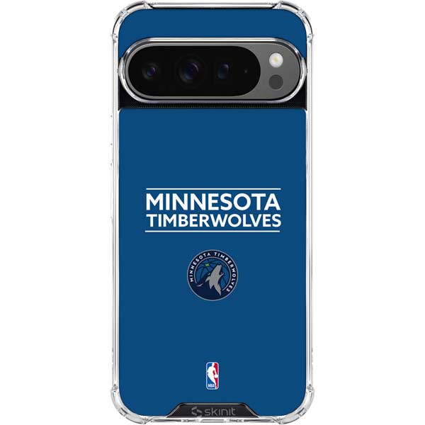 NBA Minnesota Timberwolves Standard - Blue Google Pixel 10 Pro XL Clear Case
