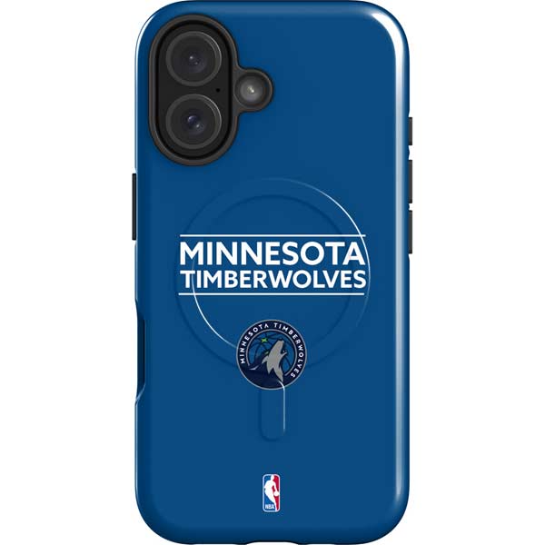 NBA Minnesota Timberwolves Standard - Blue iPhone 16 Plus Magsafe Impact Case