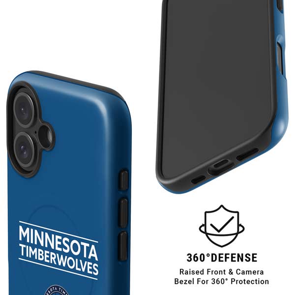 NBA Minnesota Timberwolves Standard - Blue iPhone 16 Plus Magsafe Impact Case