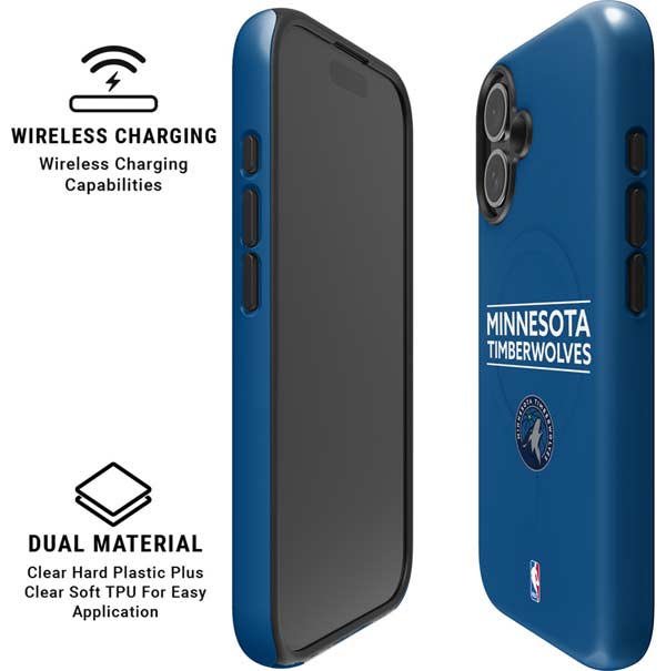 NBA Minnesota Timberwolves Standard - Blue iPhone 16 Plus Magsafe Impact Case
