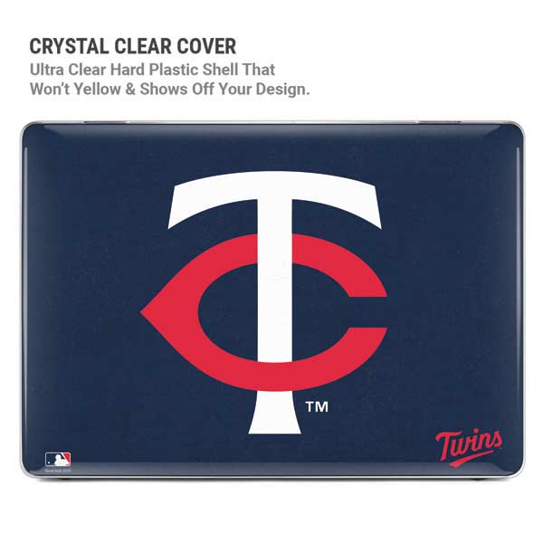 MLB Minnesota Twins - Solid Distressed MacBook Pro 14in (2021-24) Case plus Skin