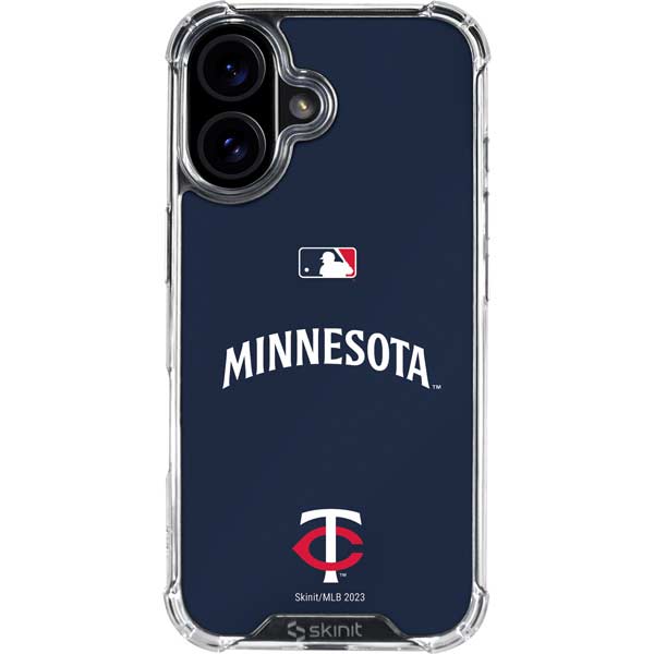 MLB Minnesota Twins Alternate/Away Jersey iPhone 17 Clear Case