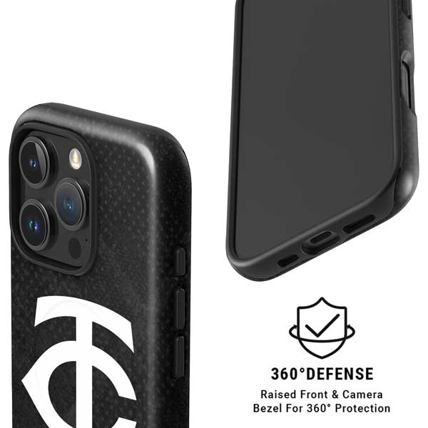 MLB Minnesota Twins Dark Wash iPhone 16 Pro Max Magsafe Impact Case