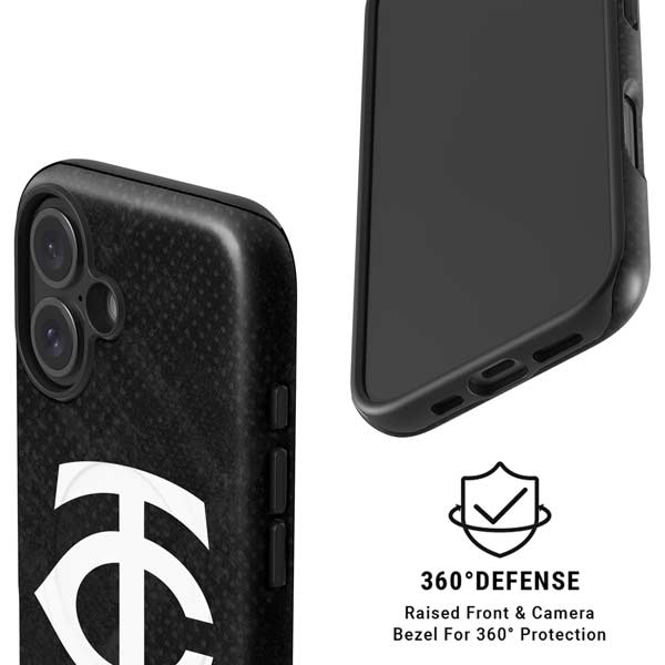 MLB Minnesota Twins Dark Wash iPhone 17 Magsafe Impact Case