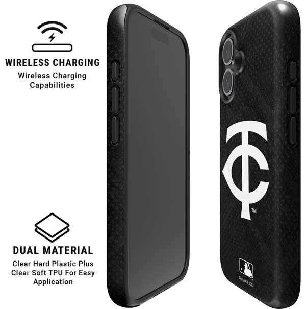 MLB Minnesota Twins Dark Wash iPhone 17 Magsafe Impact Case