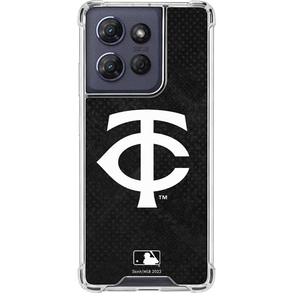 MLB Minnesota Twins Dark Wash Moto G 5G (2025) Clear Case