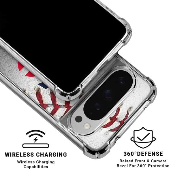 MLB Minnesota Twins Game Ball Google Pixel 10 Pro Clear Case