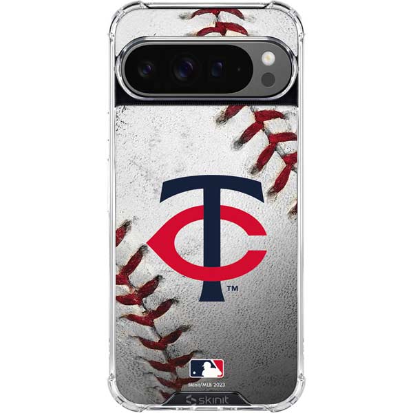 MLB Minnesota Twins Game Ball Google Pixel 10 Pro XL Clear Case