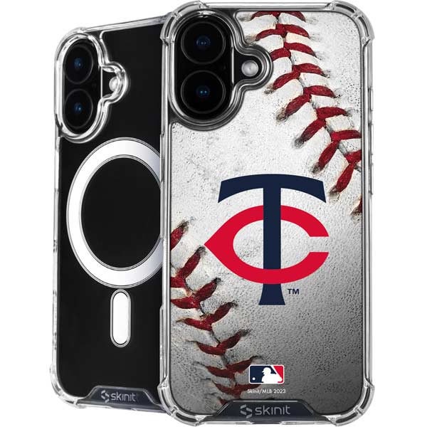 MLB Minnesota Twins Game Ball iPhone 16 MagSafe Case