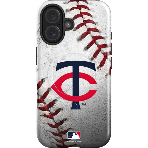 MLB Minnesota Twins Game Ball iPhone 16 Plus Magsafe Impact Case