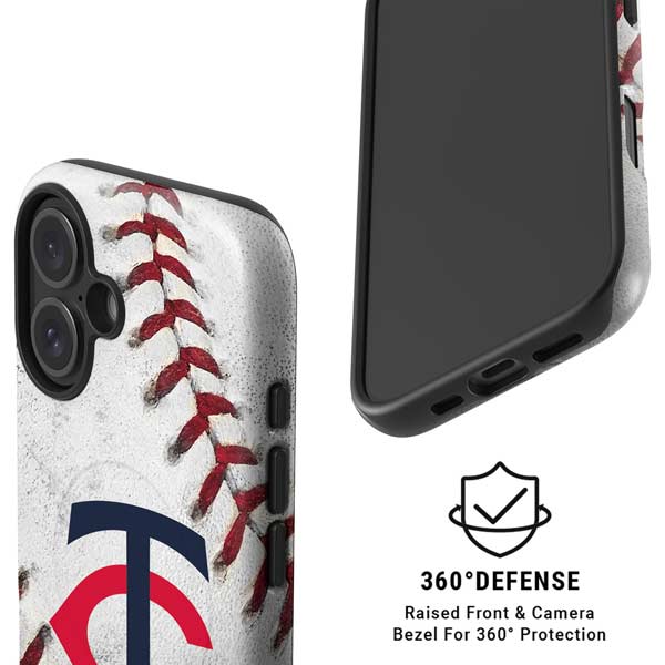 MLB Minnesota Twins Game Ball iPhone 16 Plus Magsafe Impact Case
