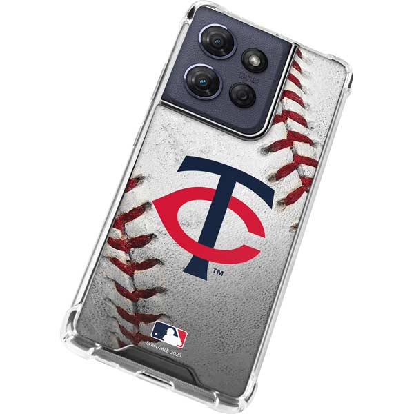 MLB Minnesota Twins Game Ball Moto G 5G (2025) Clear Case