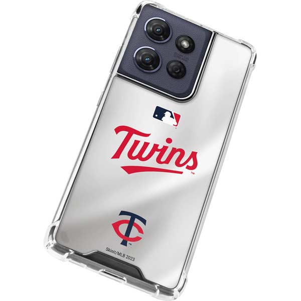 MLB Minnesota Twins Home Jersey Moto G 5G (2025) Clear Case
