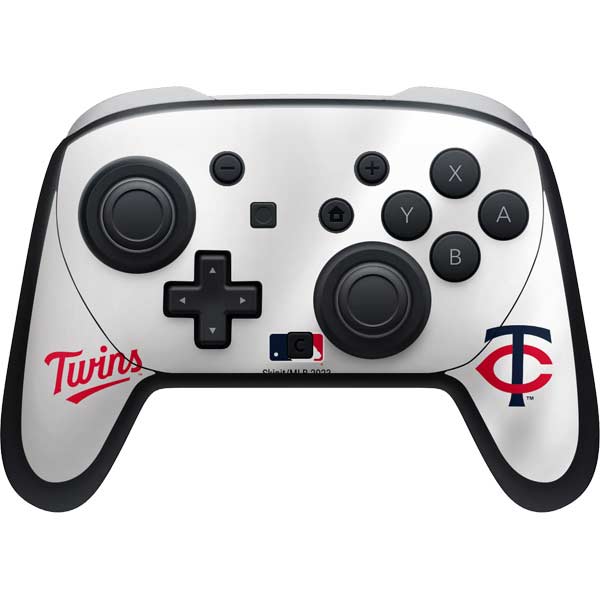MLB Minnesota Twins Home Jersey Nintendo Switch 2 (2025) Pro Controller Skin