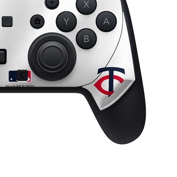MLB Minnesota Twins Home Jersey Nintendo Switch 2 (2025) Pro Controller Skin