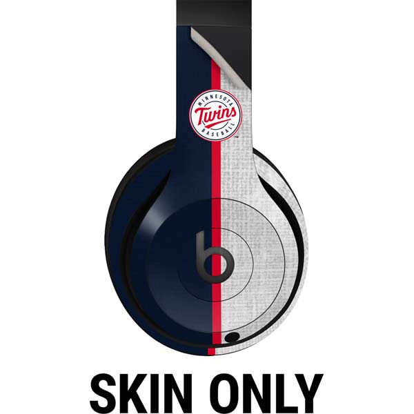 MLB Minnesota Twins Split Beats Studio Pro Wireless Headphones Skin