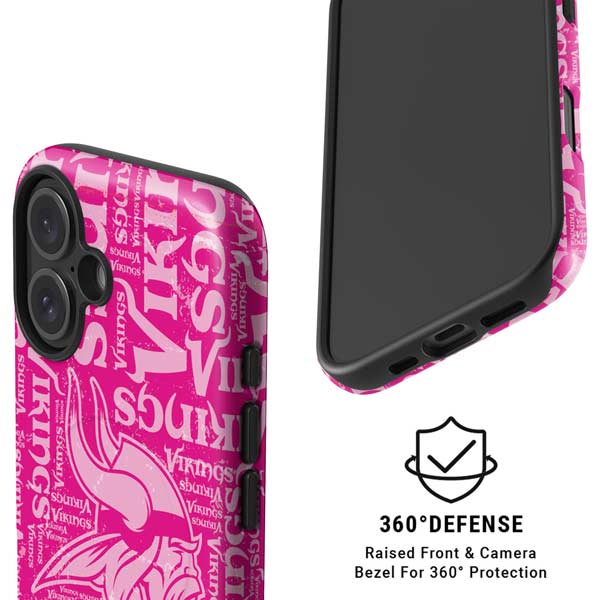 NFL Minnesota Vikings - Blast Pink iPhone 16 Magsafe Impact Case