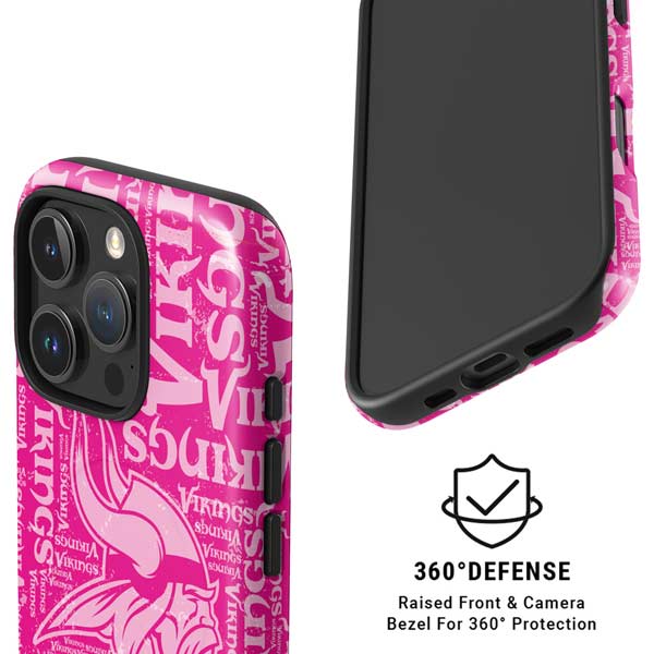 NFL Minnesota Vikings - Blast Pink iPhone 16 Pro Magsafe Impact Case