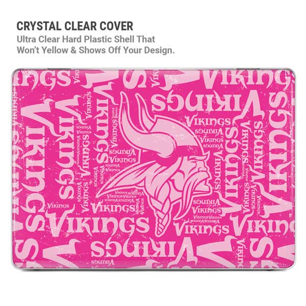 NFL Minnesota Vikings - Blast Pink MacBook Pro 14in (2021-24) Case plus Skin