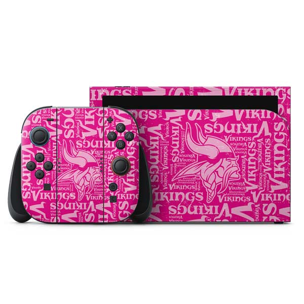 NFL Minnesota Vikings - Blast Pink Nintendo Skins