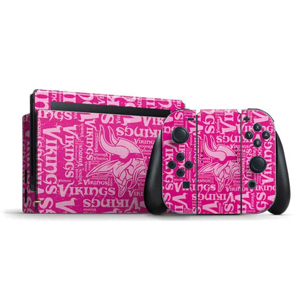 NFL Minnesota Vikings - Blast Pink Nintendo Skins