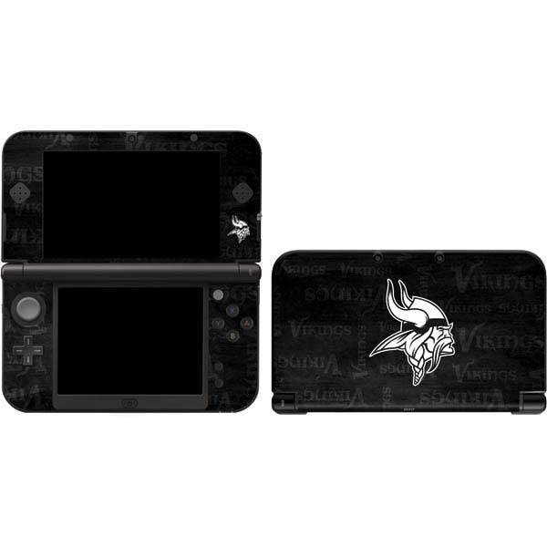 NFL Minnesota Vikings Black & White Nintendo Skins