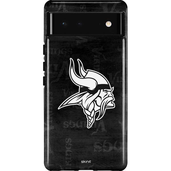 NFL Minnesota Vikings Black & White Pixel Cases