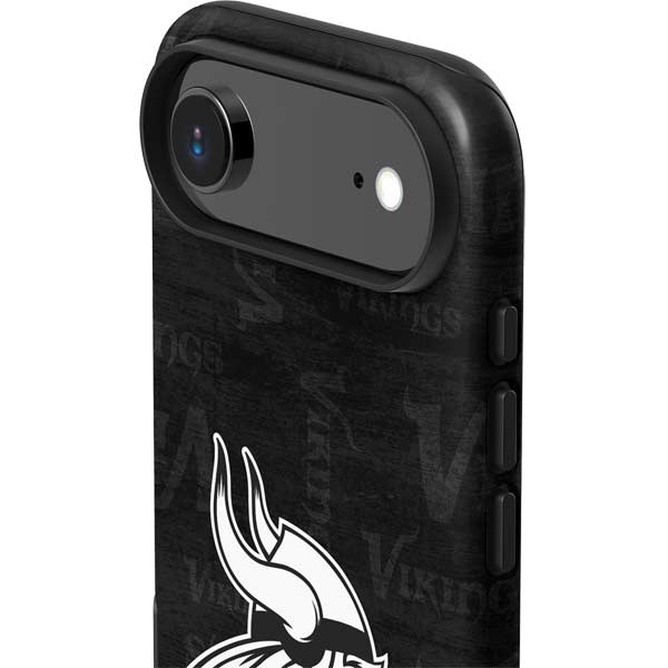NFL Minnesota Vikings Black & White iPhone 17 Air Impact Case
