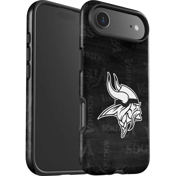 NFL Minnesota Vikings Black & White iPhone 17 Air Impact Case
