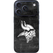 NFL Minnesota Vikings Black & White iPhone 17 Pro Max Skin