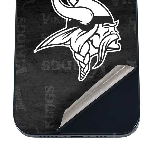 NFL Minnesota Vikings Black & White iPhone 17 Pro Max Skin
