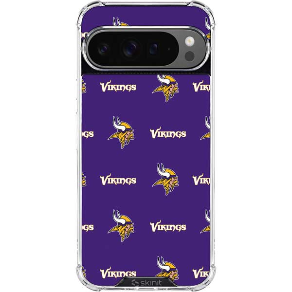 NFL Minnesota Vikings Blitz Series Google Pixel 10 Pro Clear Case