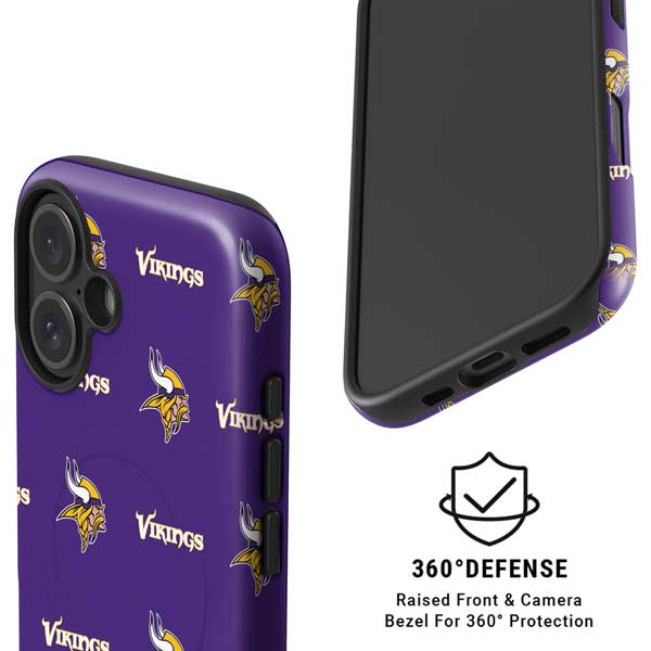 NFL Minnesota Vikings Blitz Series iPhone 16 Plus Magsafe Impact Case