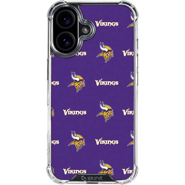 NFL Minnesota Vikings Blitz Series iPhone 17 Clear Case