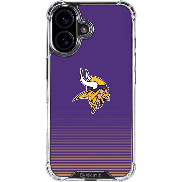 NFL Minnesota Vikings Breakaway iPhone 17 Clear Case
