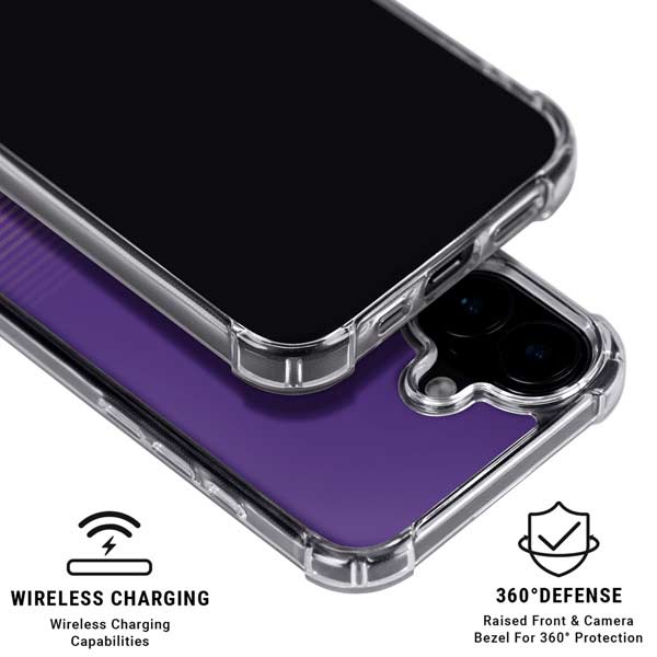 NFL Minnesota Vikings Breakaway iPhone 17 Clear Case