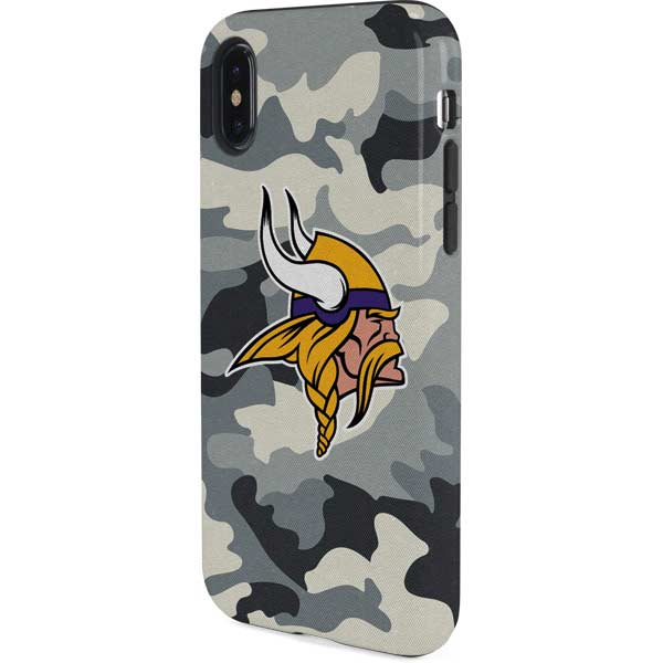 NFL Minnesota Vikings Camo iPhone XS Pro Case
