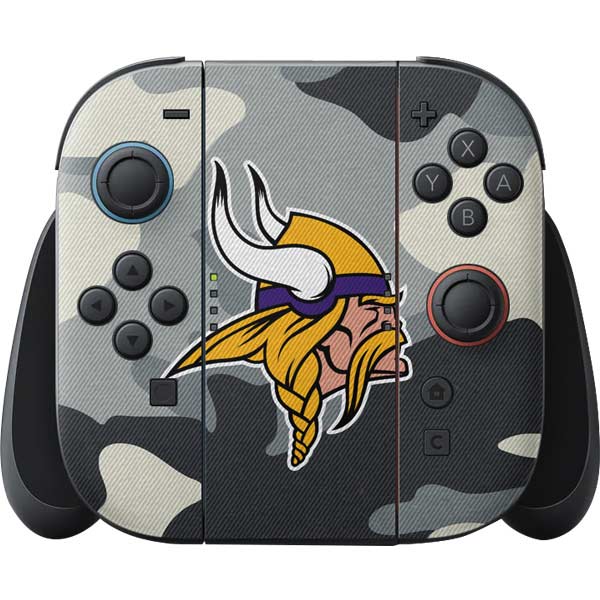 NFL Minnesota Vikings Camo Nintendo Skins