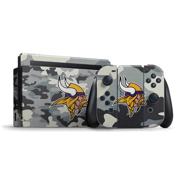 NFL Minnesota Vikings Camo Nintendo Skins