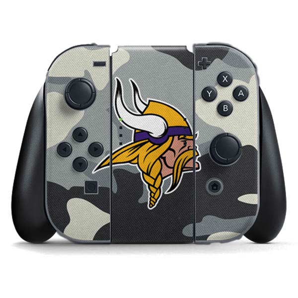 NFL Minnesota Vikings Camo Nintendo Skins