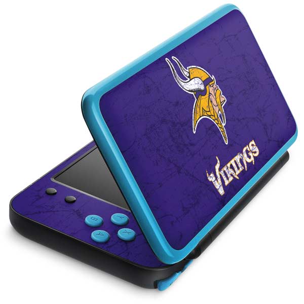 NFL Minnesota Vikings Distressed Nintendo Skins