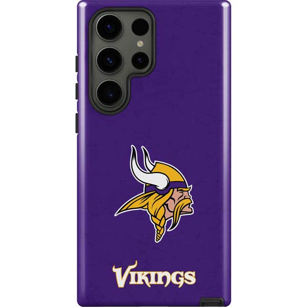 NFL Minnesota Vikings Distressed Galaxy S23 Ultra Pro Case