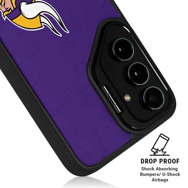 NFL Minnesota Vikings Distressed Galaxy S26 Ultra Kickstand Case