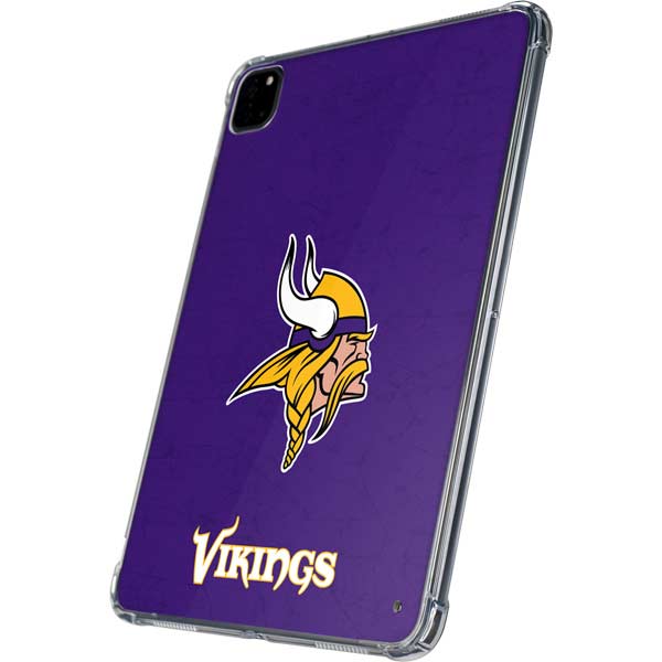 NFL Minnesota Vikings Distressed iPad Pro 11in (2024) Clear Case