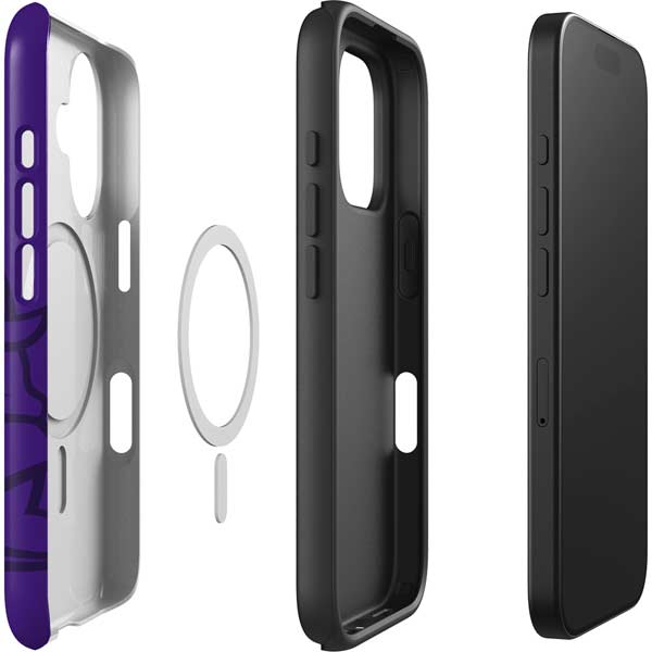 NFL Minnesota Vikings Double Vision iPhone 16 Magsafe Impact Case