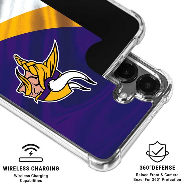 NFL Minnesota Vikings Galaxy S26 Clear Case