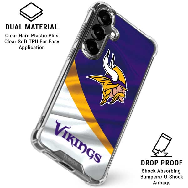 NFL Minnesota Vikings Galaxy S26 Clear Case
