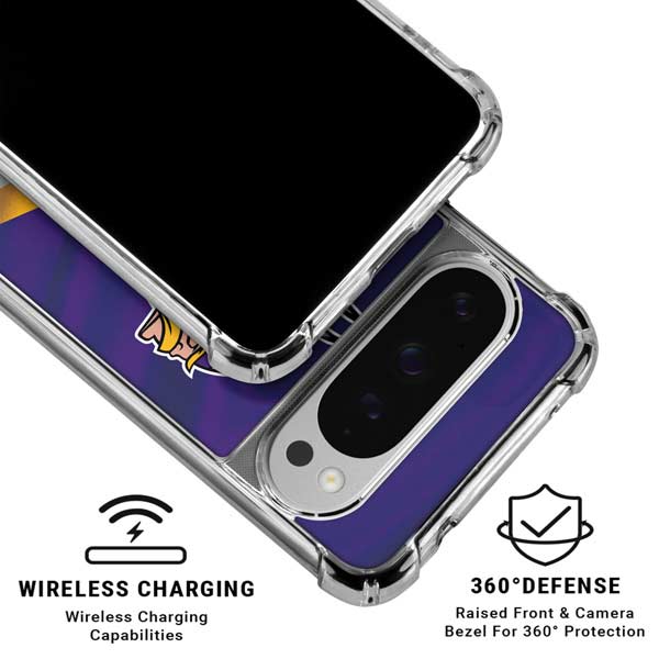 NFL Minnesota Vikings Google Pixel 10 Pro XL Clear Case